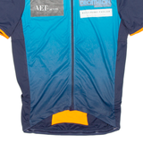 Cycling Mens Jersey Blue Full Zip M