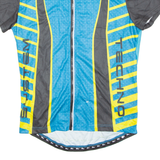 Cycling Mens Jersey Blue Full Zip L