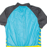 Cycling Mens Jersey Blue Full Zip L