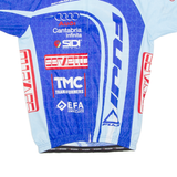Cycling Mens Jersey Blue Full Zip M