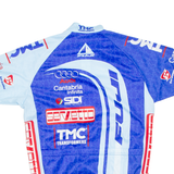 Cycling Mens Jersey Blue Full Zip M