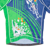 Cycling Mens Jersey Green Full Zip XL