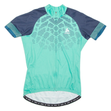 Cycling Mens Jersey Blue Full Zip S