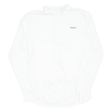 Cycling Womens Jersey White Long Sleeve Full Zip L