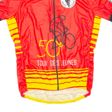 Cycling Mens Jersey Red Full Zip L