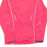 Cycling Womens Jersey Pink Long Sleeve Full Zip UK 10