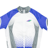 Cycling Mens Jersey Blue Full Zip M