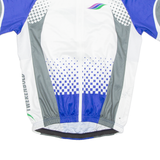 Cycling Mens Jersey Blue Full Zip M