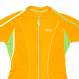 Cycling Mens Jersey Orange Full Zip S