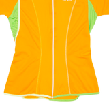 Cycling Mens Jersey Orange Full Zip S