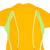 Cycling Mens Jersey Orange Full Zip S