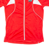 Cycling Mens Jersey Red Full Zip XL