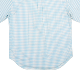 NAUTICA Classic Fit Wrinkle Resistant Mens Shirt Blue Check L
