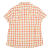 JACK WOLFSKIN Womens Shirt Orange Check 2XL