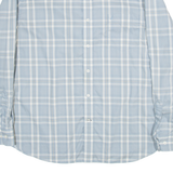 NAUTICA Mens Shirt Blue Check Long Sleeve 2XL