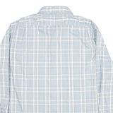 NAUTICA Mens Shirt Blue Check Long Sleeve 2XL