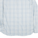 NAUTICA Mens Shirt Blue Check Long Sleeve 2XL
