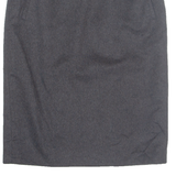 BARDEHLE Pocketed Womens Straight Skirt Black Knee Length UK 14