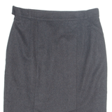 BARDEHLE Pocketed Womens Straight Skirt Black Knee Length UK 14
