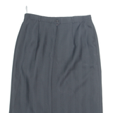 Womens Straight Skirt Black Midi 90s Striped M