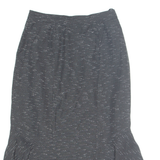 Womens Peasant Skirt Black Midi 90s M