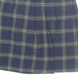 BETTY BARCLAY Womens Straight Skirt Blue Short Check S