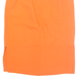 MODELE Womens Straight Skirt Orange Knee Length S