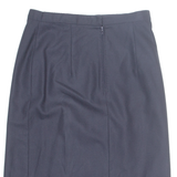 Womens Straight Skirt Blue Midi S