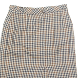 Womens Straight Skirt Beige Knee Length Houndstooth M