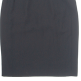 MARIE CLEMENCE Womens Straight Skirt Black Knee Length M