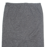 Womens Straight Skirt Grey Knee Length Wool M