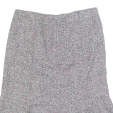 PRESTIGE Womens Peasant Skirt Grey Midi Spotted UK 14