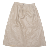 Womens Maxi Skirt Brown Knee Length XS