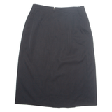HAMMER Womens Pleated Skirt Black Midi M