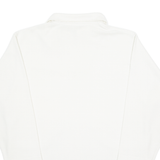 DEESSE Womens Sweatshirt Cream 1/4 Zip M