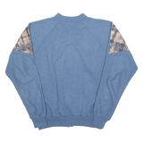 DAMART Full Zip Mens Sweatshirt Blue L