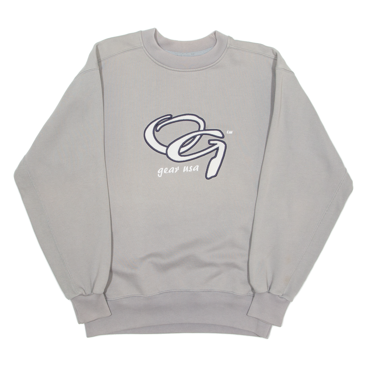o g gear pullover O.G. GEAR Mens Sweatshirt Grey Crewneck XS