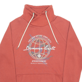 ROAD SIGN Mens Sweatshirt Orange High Neck 2XL