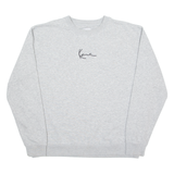 KARL KANI Mens Sweatshirt Grey Crewneck L