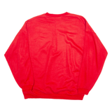 RIVER'S EDGE Mens Sweatshirt Red Crewneck M