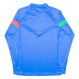 PUMA ITALY FC Mens Sweatshirt Blue 1/4 Zip S