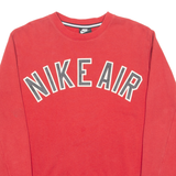 NIKE AIR Mens Sweatshirt Red Crewneck S