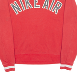 NIKE AIR Mens Sweatshirt Red Crewneck S