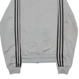 ADIDAS Mens Track Jacket Silver S