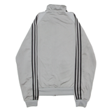 ADIDAS Mens Track Jacket Silver S