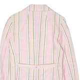 Womens Blazer Jacket Pink Striped XS