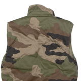 PETROCK'S Womens Gilet Green 90s Camouflage UK 12