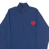 NIKE Just Do It. Mens Track Jacket Blue L