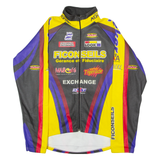 TEKER SPORTSWEAR Ficoconseils Cycling Mens Track Jacket Black Striped L