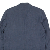 PIERRE CARDIN Mens Blazer Jacket Blue Herringbone L